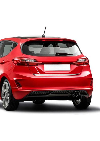 Ford Fiesta 7 Krom Bagaj Alt Çıtası 2018 ve Üzeri Paslanmaz Çelik