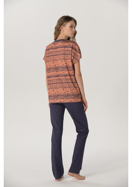 Kadın Kısa Kol Pamuklu Yazlık Pijamatakımı fiyatları