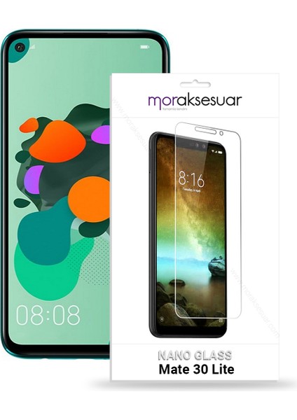 Huawei Mate 30 Lite Nano Kırılmaz Cam Ekran Koruyucu Ince Esnek