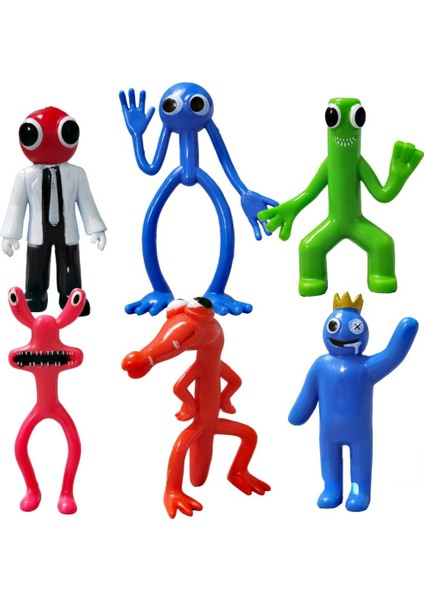 Rainbow Friends 6 Adet 8-11 cm Figur Set