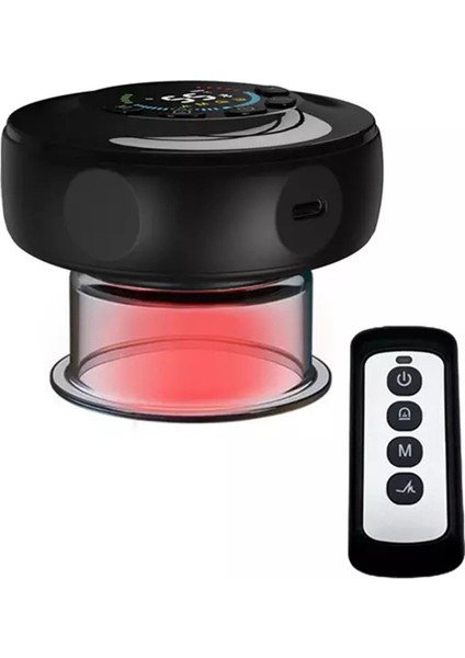 Akıllı Masaj Kupası Infraruj Tedavili Masaj Aleti Kumandalı