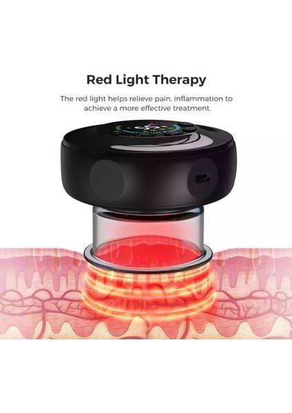 Akıllı Masaj Kupası Infraruj Tedavili Masaj Aleti Kumandalı fırsatları