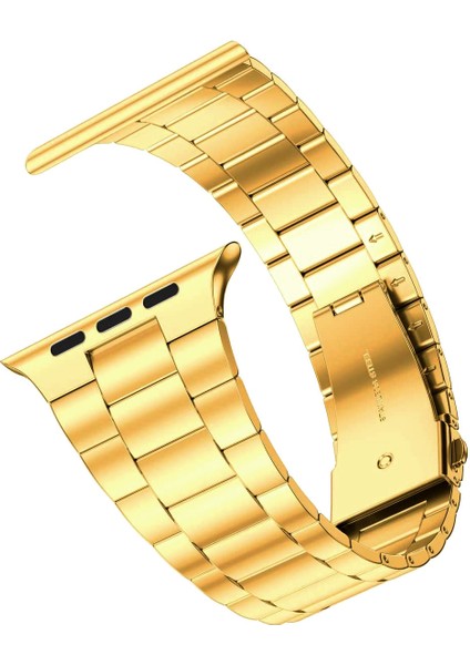 Apple Watch 38-40-41 mm 1 2 3 4 5 6 7 8 Se Tam Uyumlu Klasik Çelik Kordon
