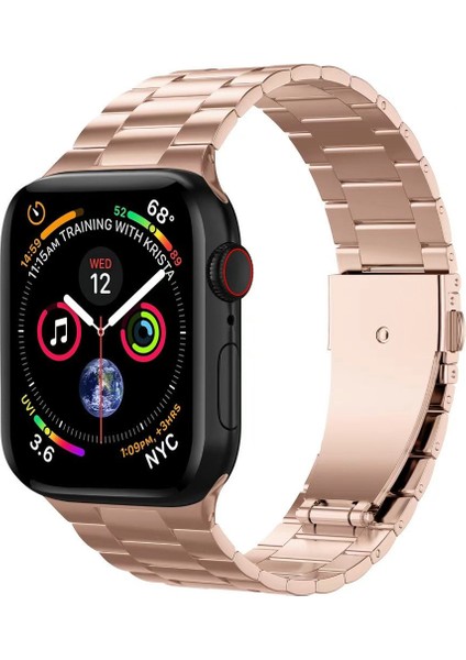 Apple Watch 42-44-45-49 mm 1 2 3 4 5 6 7 8 Se Ultra Tam Uyumlu Klasik Çelik Kordon
