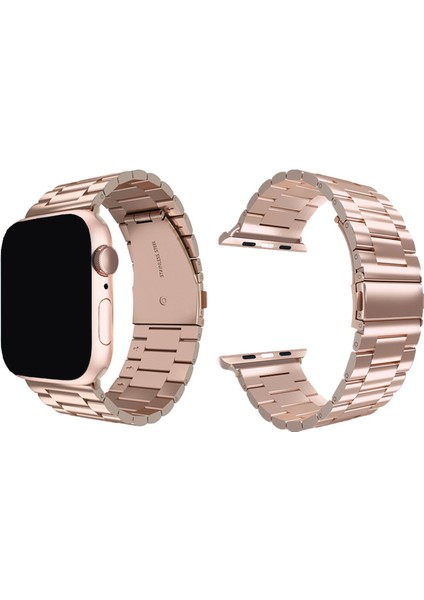 Apple Watch 42-44-45-49 mm 1 2 3 4 5 6 7 8 Se Ultra Tam Uyumlu Klasik Çelik Kordon modelleri