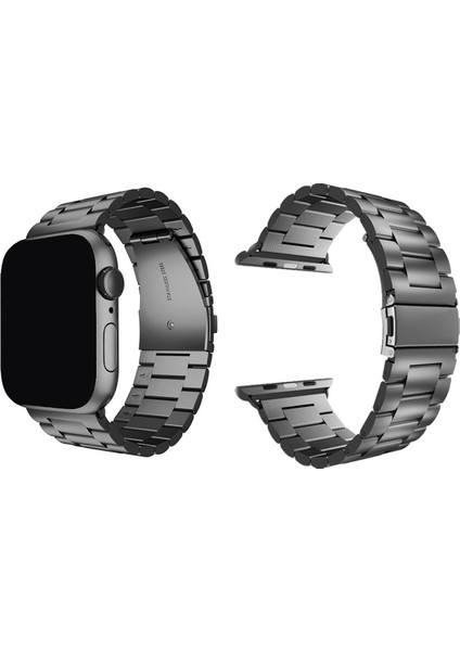 Apple Watch 42-44-45-49 mm 1 2 3 4 5 6 7 8 Se Ultra Tam Uyumlu Klasik Çelik Kordon