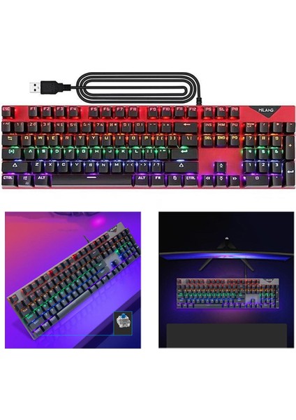 USB Oyun Rgb Mekanik Klavye (Yurt Dışından)