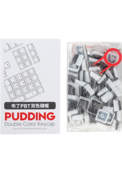 Pbt Pudding 108 Anahtar Arka Ayden Aydınlatmalı(Yurt Dışından)