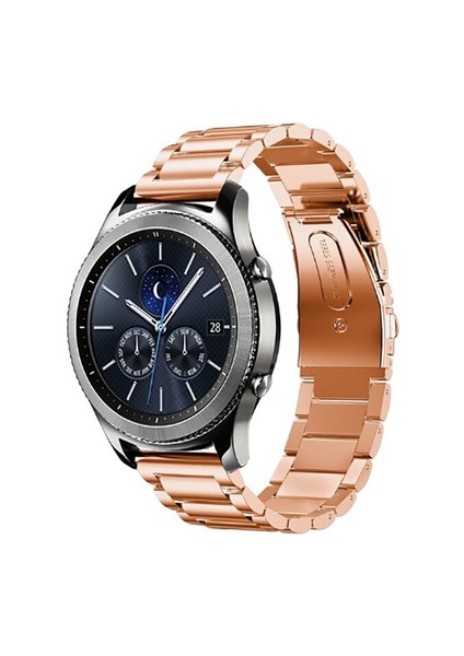 Samsung Galaxy Watch Active 2 (40-44 mm )Galaxy Watch 3 (41 Mm) 20 mm Klasik Çelik Kordon