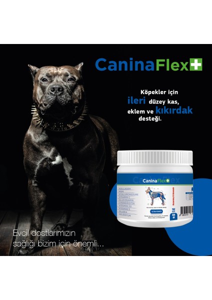 Canina Flex Collagen Glukozamin 2 Adet Köpekler Için Yeni Nesil Kemik Kas Eklem ve Kıkırdak Desteği.