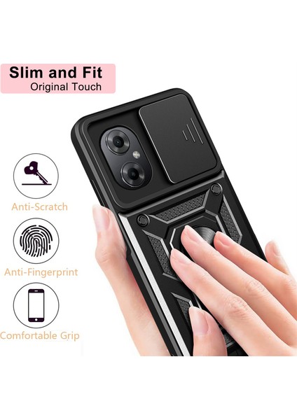 Xiaomi Poco M5 Kılıf Lens Sürgülü Yüzüklü Tank Silikon Pars fiyatları