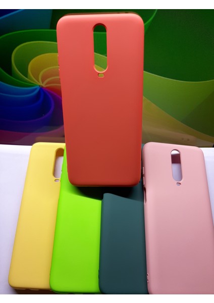 Xiaomi Redmi K30 Kılıf Koyu Pembe