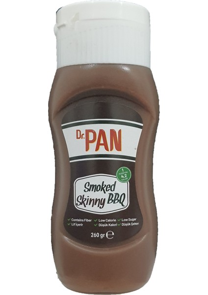 Dr Pan Şekersiz Bbq Sos 260G Kalorisi %80 Azaltılmış