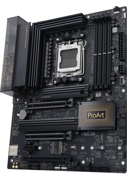 Proart B650-Creator Amd B650 Am5 Ddr5 6400 Dp Hdmı 4X M2 Usb3.2 Wifi 6E + Bt Aura Rgb 2.5Gbit Lan Atx (Proart B650-Creator) Anakart