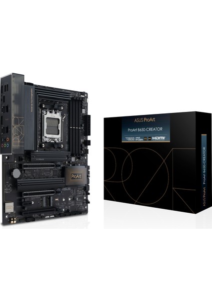 Proart B650-Creator Amd B650 Am5 Ddr5 6400 Dp Hdmı 4X M2 Usb3.2 Wifi 6E + Bt Aura Rgb 2.5Gbit Lan Atx (Proart B650-Creator) Anakart