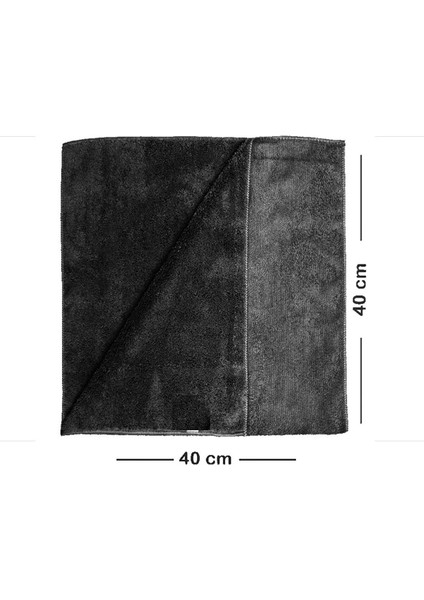Özel Araç Yıkama Kurulama Cam Temizlik 3'lü Full Paket -Kurulama (40X40 Cm)-Güderi (35X50 Cm)-Cila