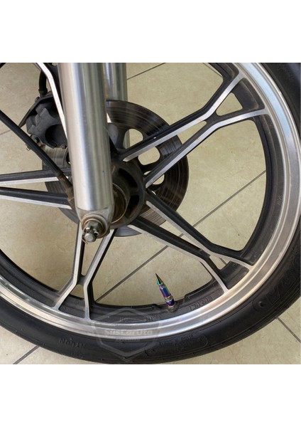 Sivri Sibop Kapağı Mermi Sibop Kapağı Araba Motosiklet Bisiklet Metal Bukalemun Renkli 4 Lü Set indirimleri