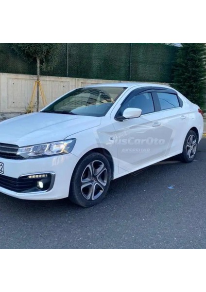 Citroen C Elysee 2012-2022 Uyumlu Mugen Cam Rüzgarlığı Seti Piano Black 4 lü Ithal fiyatları