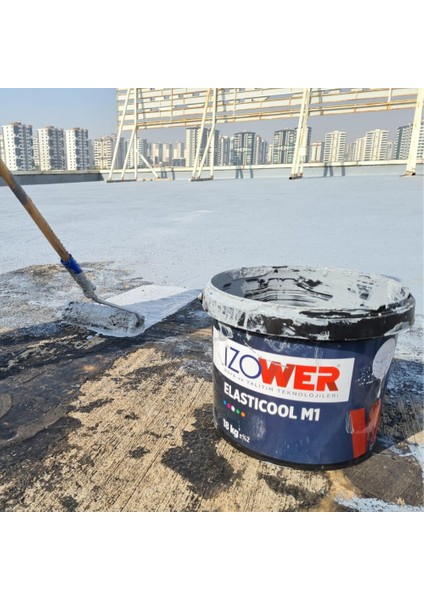 Izower M1 Süper Elastik Su Yalıtım Kaplaması Beyaz 18 kg