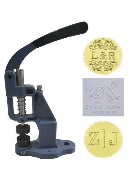 Soğuk Damga Mühür Baskı Makinesi 40-45-50MM Çap 90-250 Kağıt Için