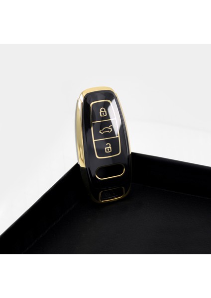 Audı A8 2018+ Smart Siyah Oto Anahtar Kumanda Kabı Kılıf Oto Anahtarlık modelleri