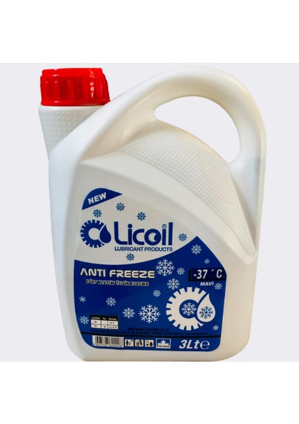 Süper 3 kg -37c Derece Mavi Antifiriz