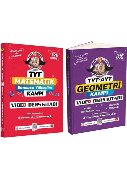TYT Matematik ve Geometri Kampı Seti 2 Kitap