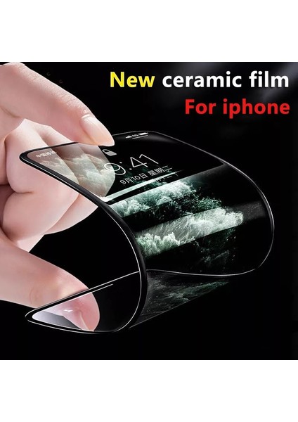 iPhone 14 Pro (6.1) Uyumlu Tam Kaplayan Esnek Seramik Ekran Koruyucu modelleri