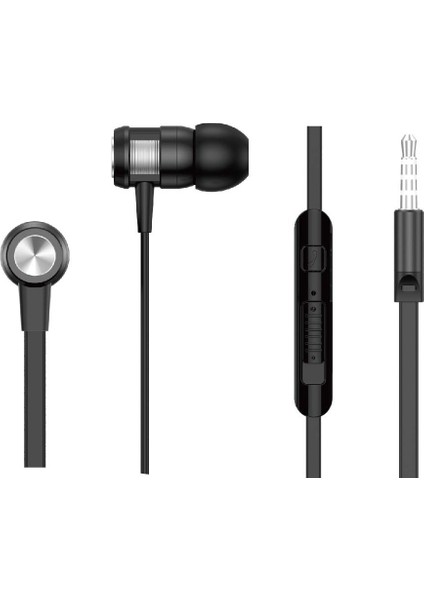 Samsung Xiaomi Oppo Huawei Uyumlu Kablolu Kulakiçi Süperbass Kulaklık 3.5 mm Jack