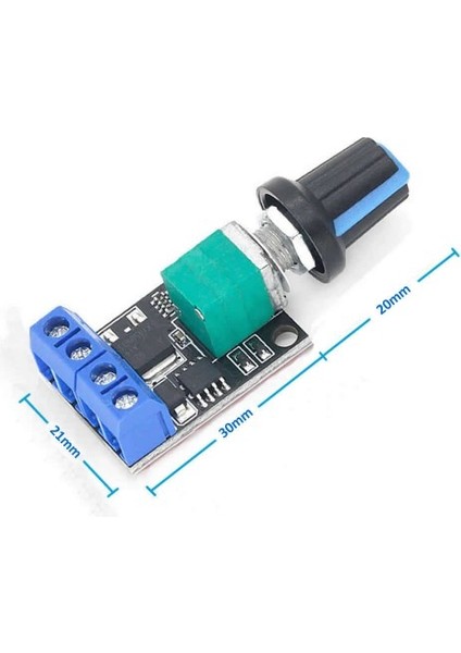 Roba 5V / 16V 10A Mini Dc Motor Sürücü Hız Kontrol Devresi 0-100% Pot Kontrollü Pwm Açma Kapama
