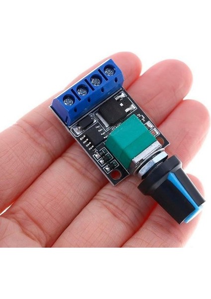 Roba 5V / 16V 10A Mini Dc Motor Sürücü Hız Kontrol Devresi 0-100% Pot Kontrollü Pwm Açma Kapama