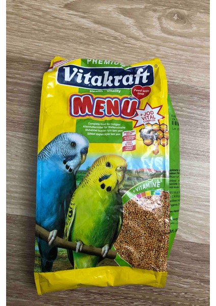 Muhabbet Kuşlarınız Için Yüksek Kaliteli Ballı Karışık Yem - 1 kg