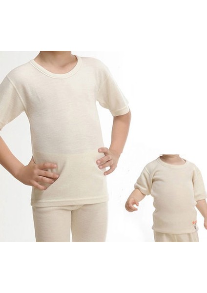 Çocuk UNISEX%100 Yün Bronşit Fanila