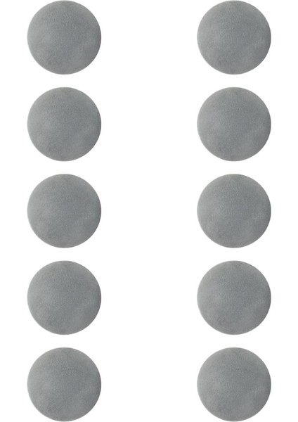 10 Adet Eva Köpük Sünger Kapalı Mekan Uygulaması Golf Topları Spor Eğitim Topu 42 mm. Gri (Yurt Dışından)