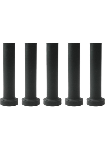 5 Pcs 10.8 cm. Kauçuk Golf Tees Sürüş İçin Yumuşak Esnek Tee Aralık Fırlatma Pedi Siyah (Yurt Dışından)