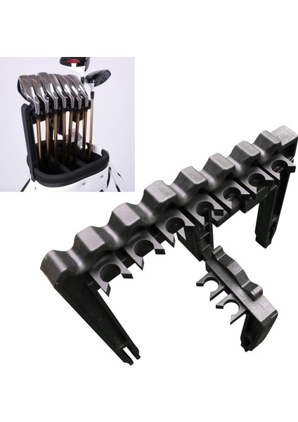 Golf Stand Kelepçesi Tutucu Spor Putter Tutucu Koruyucu Araç Kulübü Yardım Siyah (Yurt Dışından) modelleri