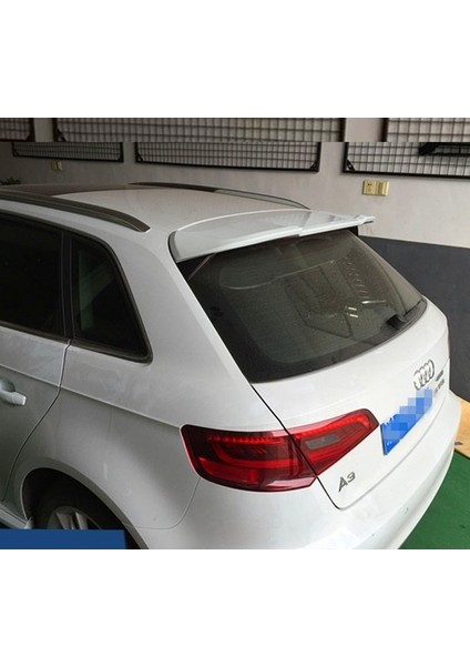 Audi a3 hb bagaj üstü spoiler 8v 2013+ siyah boyalı modelleri