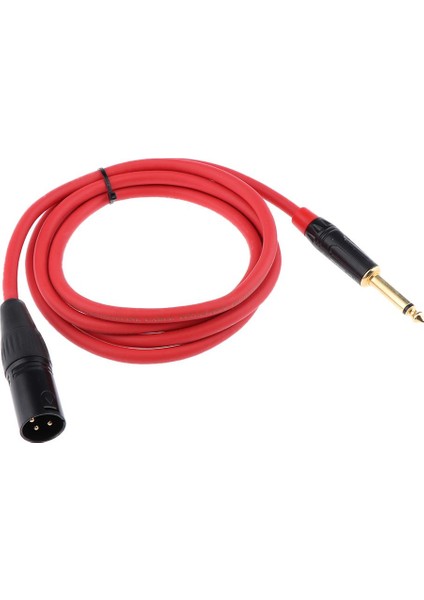 6.35MM Ts Erkek Fişine Xlr Erkek Stereo Ses Dönüştürücü Kablolar 150CM