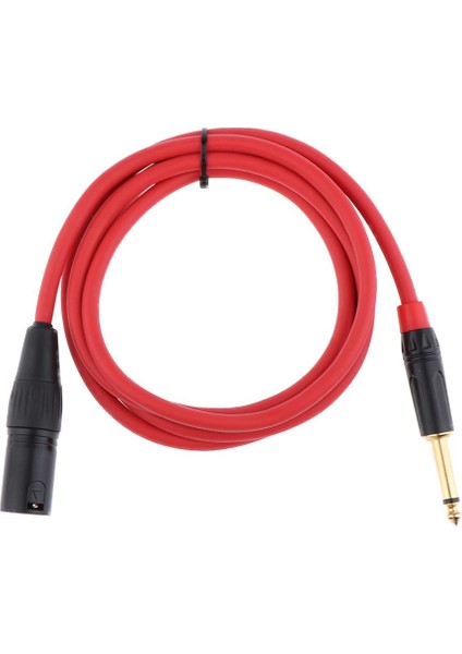 6.35MM Ts Erkek Fişine Xlr Erkek Stereo Ses Dönüştürücü Kablolar 150CM