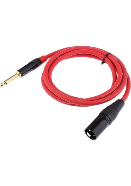 6.35MM Ts Erkek Fişine Xlr Erkek Stereo Ses Dönüştürücü Kablolar 150CM