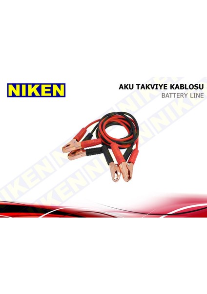 Akü takviye kablosu seti 1000 amp 2,3mt