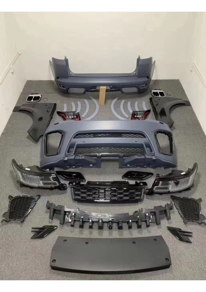 Lr range rover sport 2018 svr dönüşüm body kit seti 2014 / 2017