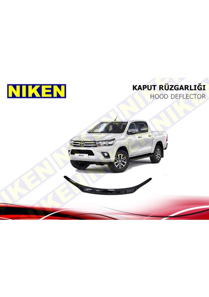 Toyota hilux revo kaput rüzgarlığı koruyucu 2016+ TAİWAN