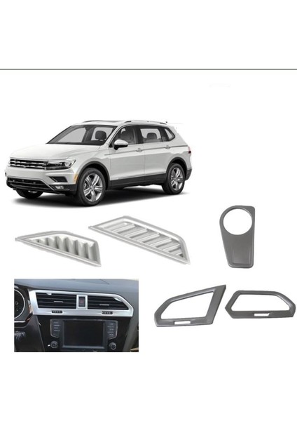 Vw tiguan konsol havalandırma iç kaplama seti 2016+