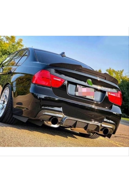 Bmw 3 serisi e90 psm spoiler -parlak siyah