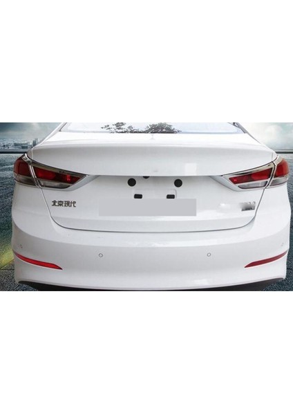 Hyundai elantra bagaj alt çıtası krom 2016+