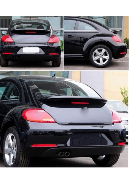Vw new beetle uyumlu spoiler piano black 2013-2018