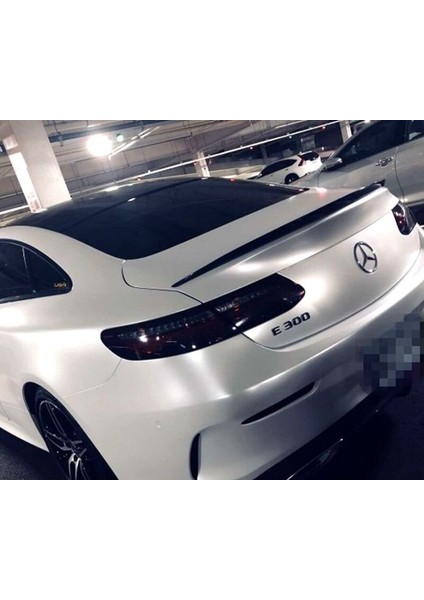 Mercedes w213 c238 coupe bagaj üstü spoiler siyah boyalı 2017+