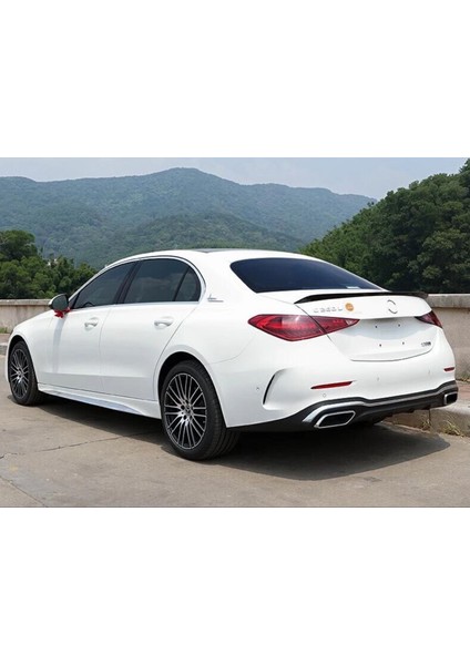 Mercedes w206 c serisi 2021+ c63s spoiler piano black