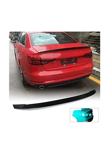 Audi a4 b9 bagaj üstü spoiler pianoblack boyalı 2016 / 2024